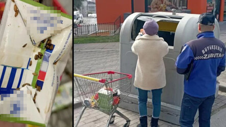 Markette mide bulandıran görüntü! Kutu sütün içinden kurtlar fışkırdı - ekonomi