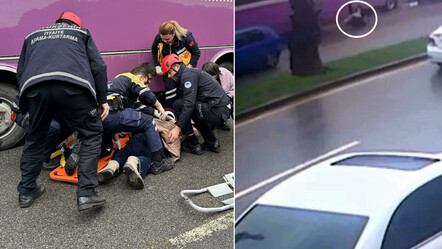 Özel halk otobüsü kadını ezdi! Kahreden anlar kamerada - gundem