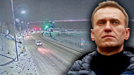 Cezaevinde ölen Rus muhalif Navalny'nin cenazesinin taşındığı konvoydan ilk görüntüler - dunya