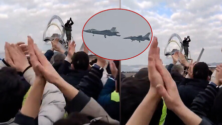 'Uçan kale' başarıyla üssüne döndü: KAAN'a alkışlı karşılama - gundem