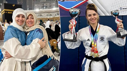 Umre ziyareti esnasında Türkiye şampiyonu oldu! Gülsena Karakuyulu Ertunç zoru başardı - haberler