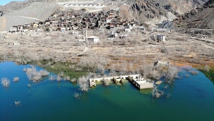 Barajın suları çekilince yeniden ortaya çıktı! Görmek için akın ettiler - yasam