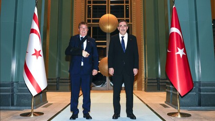 Cumhurbaşkanı Yardımcısı Yılmaz, KKTC Başbakanı Üstel ile görüştü - gundem