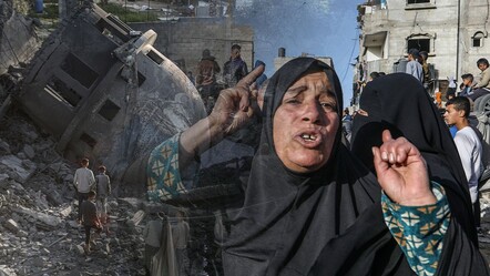 Katil İsrail 6 dakika içinde 50 noktayı bombaladı - dunya