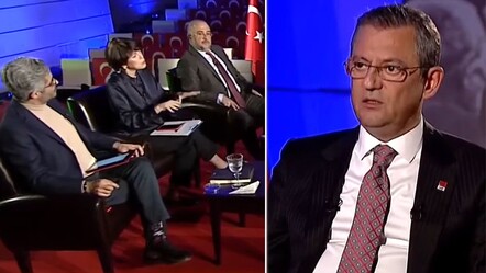 Canlı yayında gergin anlar! Özgür Özel 