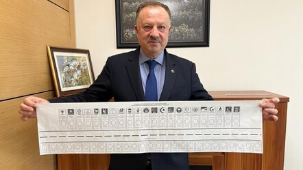 İstanbul'da oy pusulası görücüye çıktı! Tam 1 metre uzunluğunda - haberler