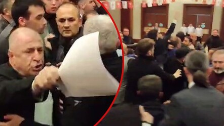 Partililer kavga etti, Ümit Özdağ sinirlendi: Terbiyesizler, Afganlar mı Suriyeliler mi girdi içeri? - gundem