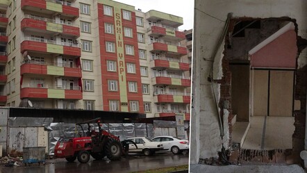 Ne itfaiye ne de ambulans ne de oturanlar girebiliyor... Diyarbakır'da herkesi hayrete düşüren bina - gundem