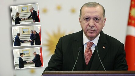 Erdoğan'dan külliyede diplomasi trafiği: Büyükelçiler güven mektubu sundu - gundem