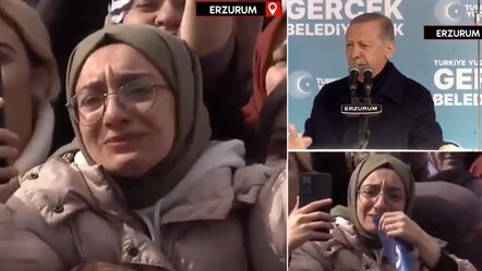 Erdoğan'ı gördü, gözyaşlarını tutamadı! 'Ne olur ağlama, bizi de ağlatacaksın' - politika