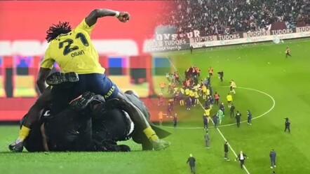 Trabzonspor-Fenerbahçe maçındaki kavga Avrupa basınında: ‘Futbol değil felaket!’ Batshuayi’ye kung-fu benzetmesi - spor