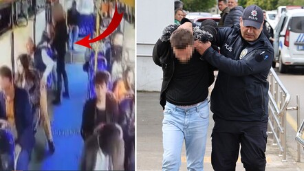 Otobüste genç kızı kimseyi umursamadan taciz eden sapık tutuklandı - gundem