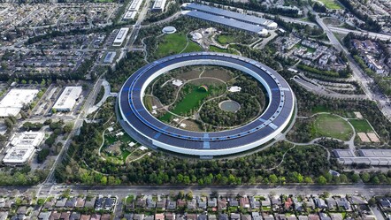 Apple'ın genel merkezi havadan görüntülendi - teknoloji