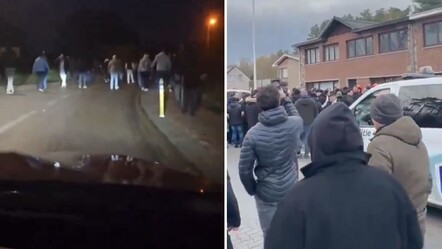 Belçika'da tehlikeli gerginlik! PKK'lılar Öcalan posteri açınca arbede çıktı - dunya