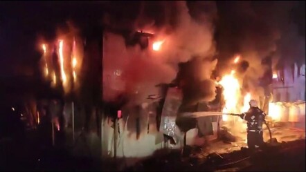 Kahramanmaraş’ta 400 işçinin kaldığı konteynerde yangın - gundem