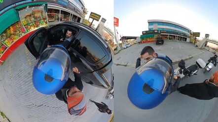 Trafik'te alışık olunmayan anlar! Tam kavga edecekken sarıldılar - gundem