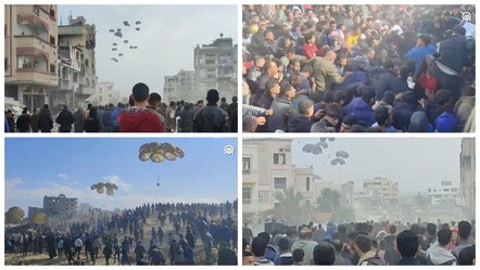 Gazze'de insani yardım izdihamının görüntüleri ortaya çıktı - dunya