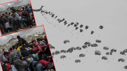 Gazze'de son durum... Filistin'e havadan yapılan yardımlar faciaya yol açtı! - dunya