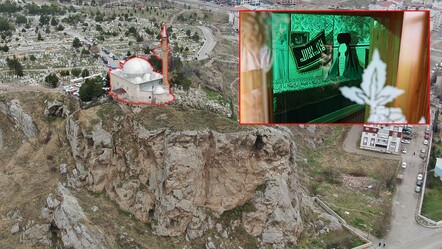 Battal Gazi'nin arkadaşıydı! Uçurumun kenarındaki tabiin türbesine ziyaretçi akını - kultur-sanat