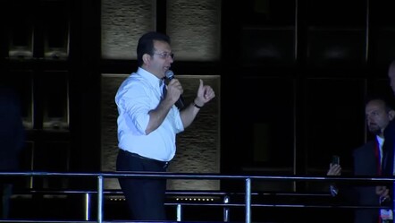 İstanbul'da yeniden seçilen İmamoğlu zafer konuşmasını yaptı - gundem