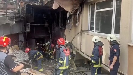 Görgü tanıkları Beşiktaş'taki yangını anlattı: