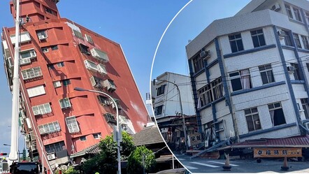 Tayvan'da peş peşe 7.4 ve 6.4 büyüklüğünde depremler meydana geldi - dunya