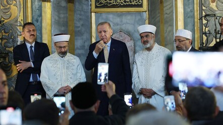 Cumhurbaşkanı Erdoğan Ayasofya'da dua etti - gundem