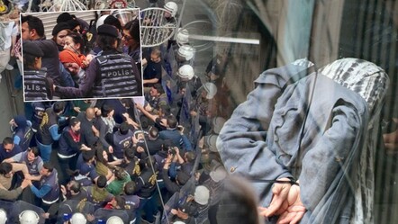İstanbul'da İsrail protestosunda ters kelepçe! Bakan Yerlikaya 2 polisin açığa alındığını duyurdu - dunya