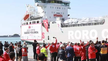 Gazze için 'İyilik Hareketi', 3 bin tonluk 9. gemi de yola çıkıyor - gundem