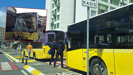 İstanbul'da akılalmaz kaza! İETT'ler birbirine girdi - yasam