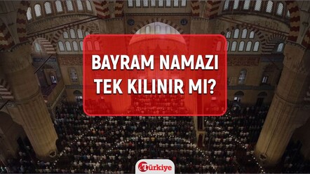 Bayram namazı tek başına kılınmaz, cemaat ile kılınır - haberler
