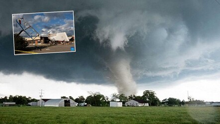 ABD'de şiddetli fırtına, 3 hortum birden görüldü! Ölü ve çok sayıda yaralı var - gundem