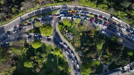 Bayram tatili dönüşleri başladı: Trafik yoğunluğu oluştu - gundem