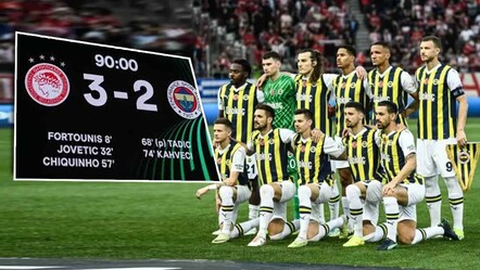 Fenerbahçe'nin Olympiakos'a yenilmesi sonrası ülke puanı sıralamasında Türkiye kaçıncı sırada? İşte son durum - spor