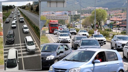 Akın akın dönüyorlar! Milyonlar yollara düştü, araç kuyruğunun sonu görünmüyor - gundem