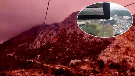 Antalya'da büyük panik! Teleferikte mahsur kalanlar o anları paylaştı - gundem