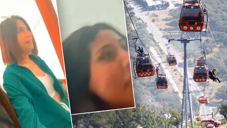 Antalya'da teleferik faciası: Manzarayı izlerken kaza anını böyle kaydetti! - gundem