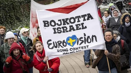 Eurovision'da İsrail protestosu! Göstericiler Rusya'yı örnek göstererek yarışmadan menedilmesini istedi - kultur-sanat