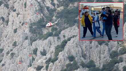 Antalya'da teleferik faciası: 1 kişi öldü, 10 kişi yaralandı, 180 kişi kurtarıldı - gundem