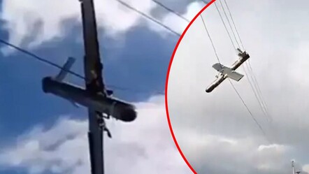 İran fena rezil oldu! İsrail'i vurmak için yolladığı İHA elektrik tellerine takıldı - dunya