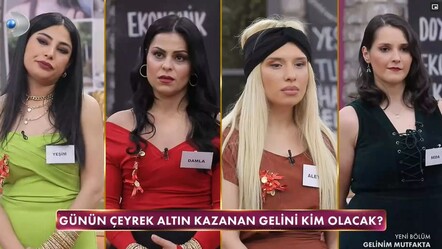 Gelinim Mutfakta 17 Nisan birincisi ve çeyrek altın sahibi gelin Yeşim oldu - haberler