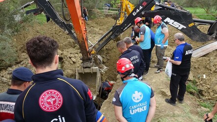 Çanakkale'deki toprak kaymasında kepçe operatörüne gözaltı - gundem