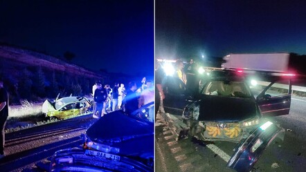 Eskişehir'de taraftar minibüsü zincirleme kazaya karıştı, çok sayıda yaralı var - GÜNCEL