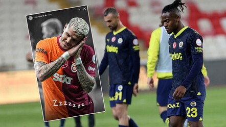 Puan kaybı sonrası Icardi'den olay paylaşım! Fenerbahçe'ye göndermede bulundu - spor