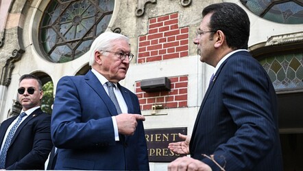Türkiye'ye gelen Almanya Cumhurbaşkanı Steinmeier, ilk ziyaretini İmamoğlu'na yaptı - gundem