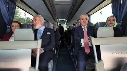 Kamuda tasarrufun ilk adımı! Vekiller ve kabine üyeleri törene otobüsle gittiler - politika