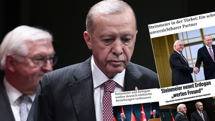 Alman basınının Erdoğan rahatsızlığı... Steinmeier'in Cumhurbaşkanı Erdoğan'a 