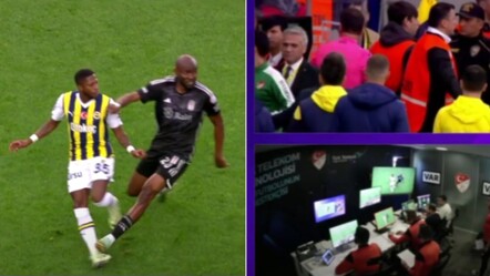 Fenerbahçe - Beşiktaş maçının VAR kayıtları yayınlandı! Al - Musrati 25.dakikada kırmızı kart görmüştü - spor