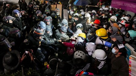 ABD'de Filistin protestoları gittikçe alevleniyor! Bugün de 132 öğrenciye gözaltı - spor