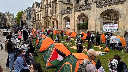 Dünya katliama kayıtsız kalmıyor... ABD'deki Columbia Üniversitesi'nde başlayan ve tüm dünyaya yayılan üniversitelerdeki Filistin'e destek protestoları İngiltere'ye de sıçradı! - dunya